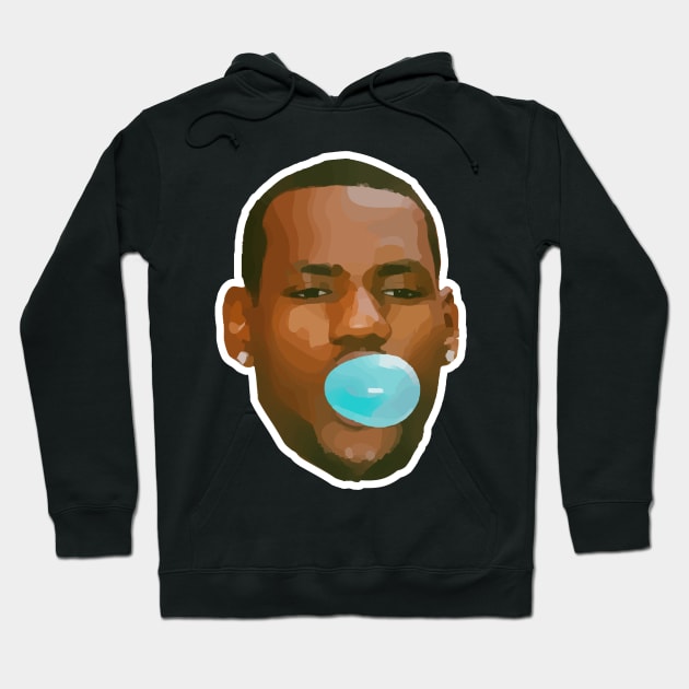 Lebron James Cleveland Cavaliers Hoodie by Playful Creatives